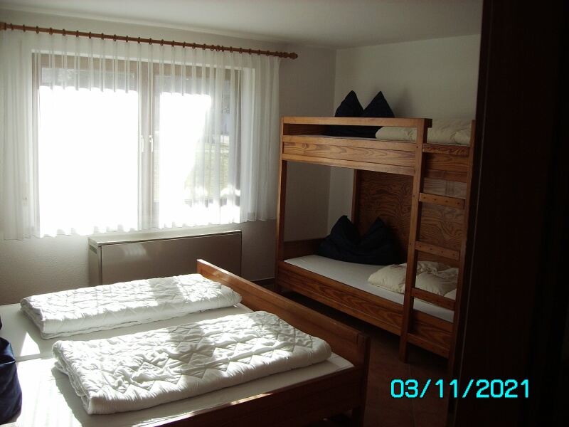 Schlafzimmer 2:mit  Stockbett für 4 Pers.